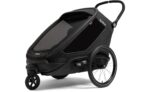Hamax Outback Next Double Kinderanhänger mit Deichsel und Buggyrad – Bild 9