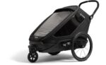 Hamax Outback Next Double Kinderanhänger mit Deichsel und Buggyrad – Bild 7