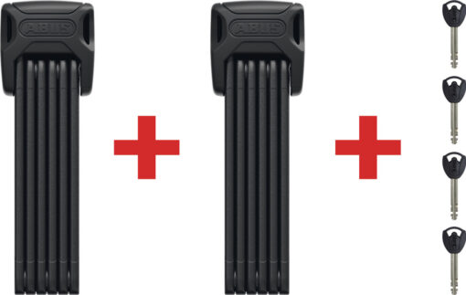 Abus Bordo 6000K/90 BK SH Twinset Faltschloss