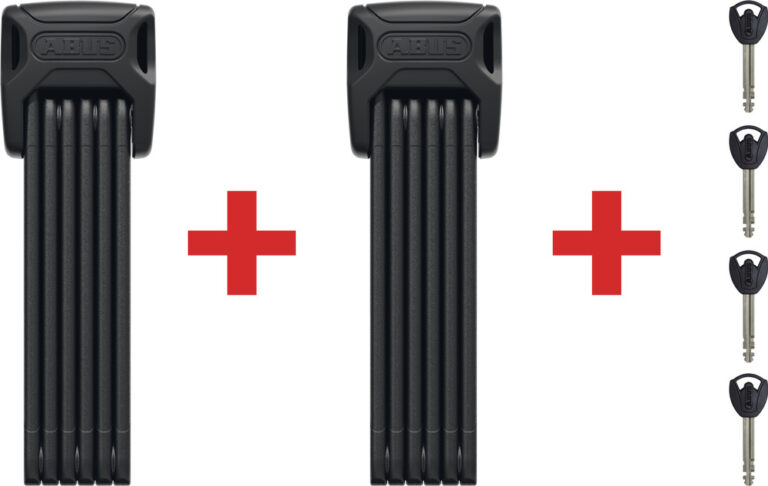 Abus Bordo 6000K/90 BK SH Twinset Faltschloss